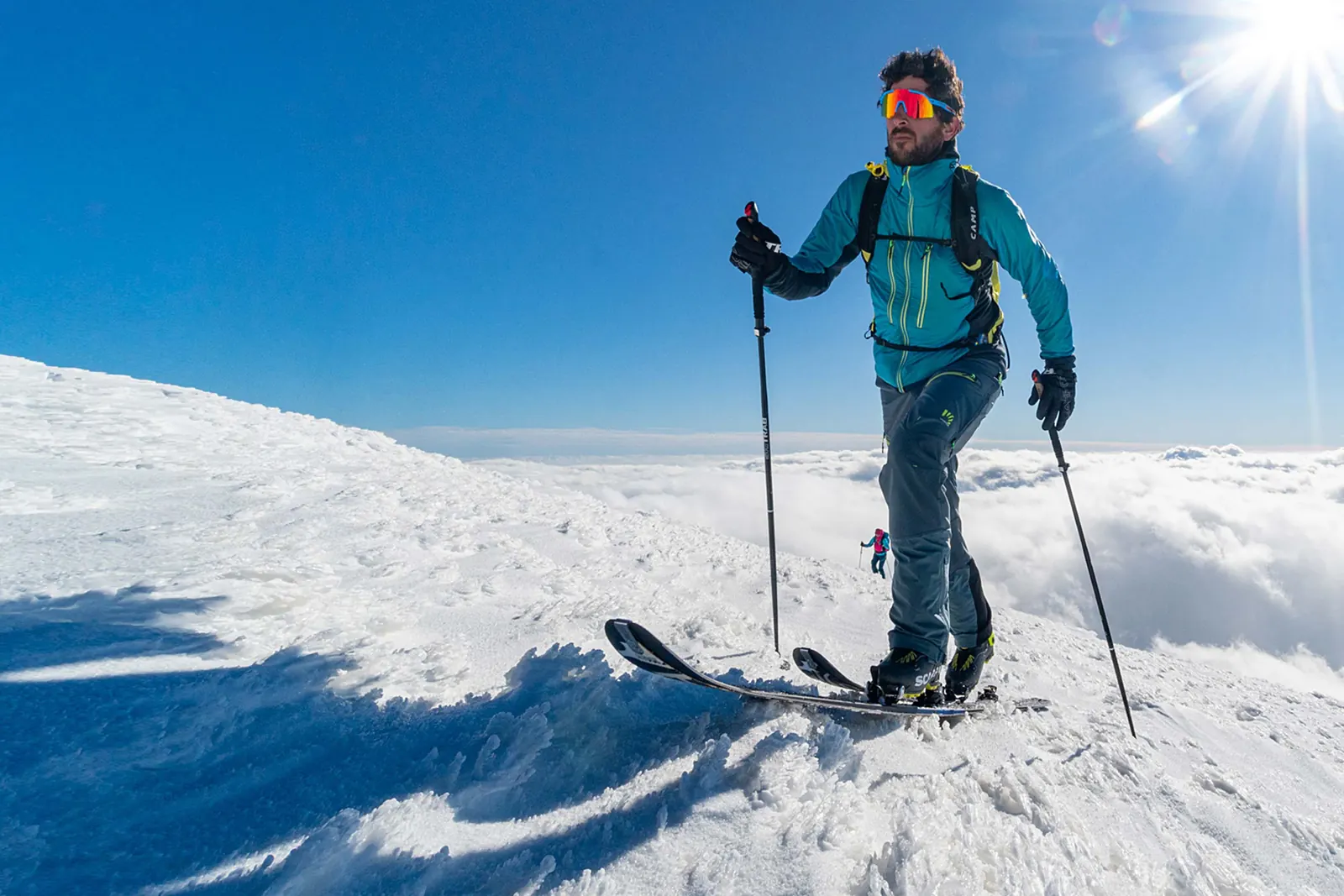 Auf Skitour mit Karpos: die passenden Schichten wählen