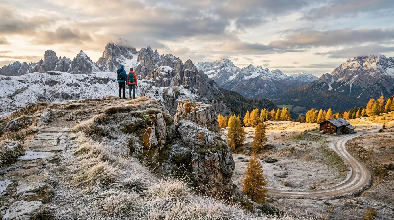 Die wunderschöne Berglandschaft der Dolomiten (KI-generierte Darstellung)
