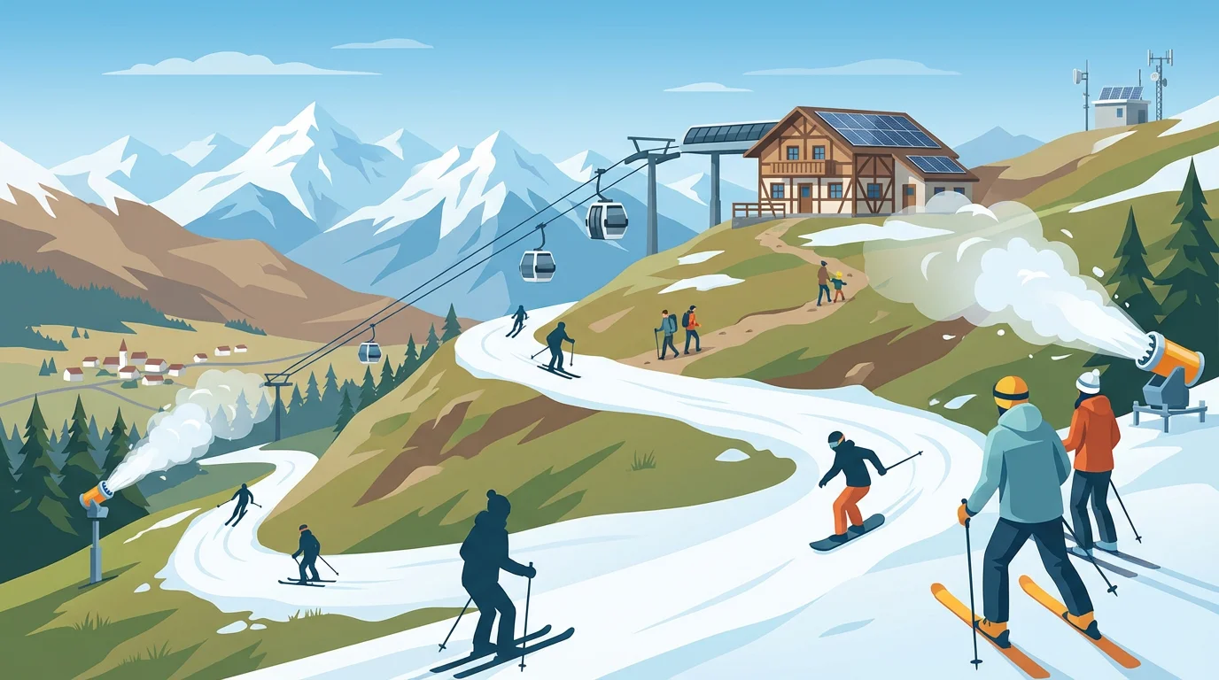 Hero-Bild für: Skigebiete in Deutschland und der Klimawandel: Bestandsaufnahme Anfang 2026