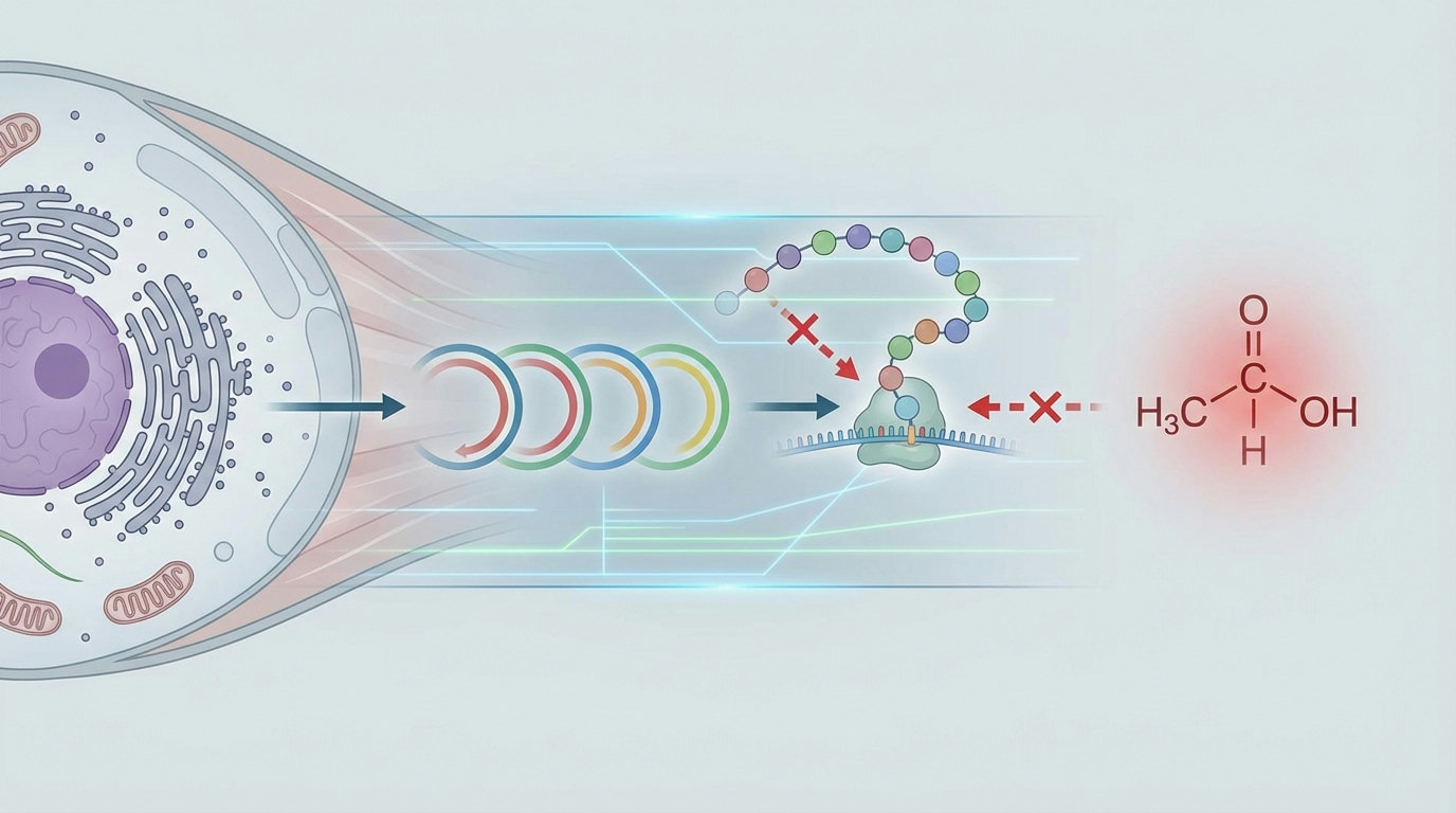 Infografik zur Hemmung der Muskelproteinsynthese durch Alkohol