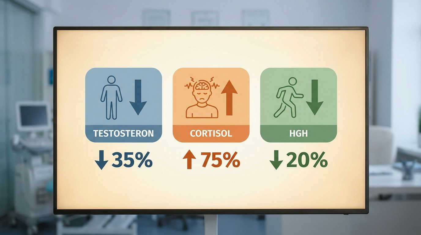Infografik zu hormonellen Veränderungen durch Alkohol