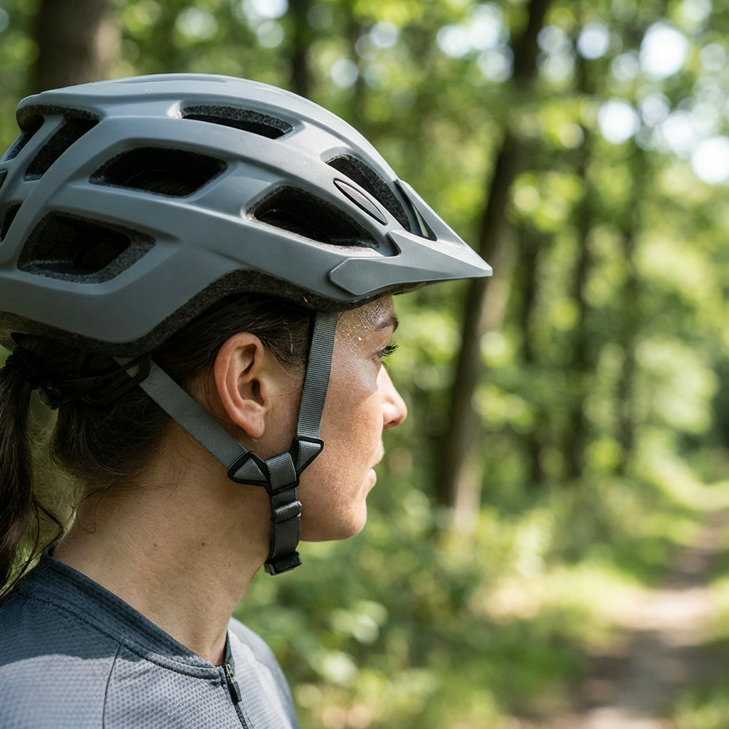 Moderner Fahrradhelm