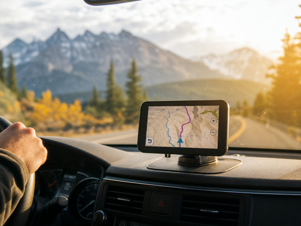 GPS & Navigation (KI-generierte Darstellung)