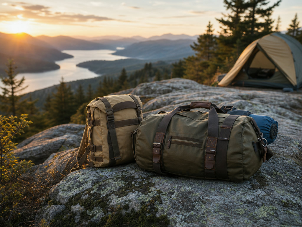 Outdoor Reisetaschen (KI-generierte Darstellung)