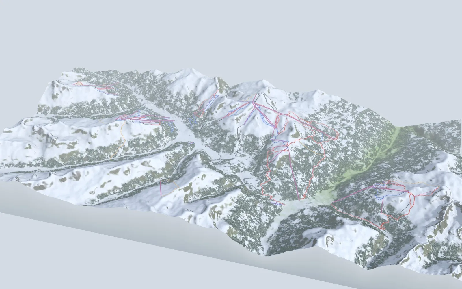 Pistenplan Davos – Klosters aus der Startansicht