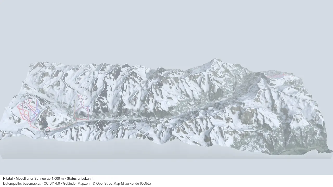 Pistenplan Pitztal aus der Startansicht