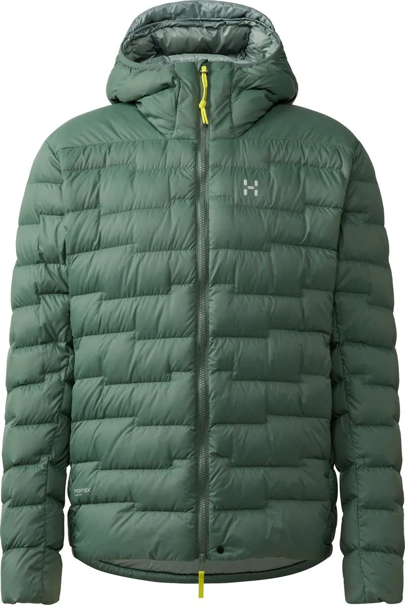 ROC Flash Down Hood Men in Chlorophyll Green