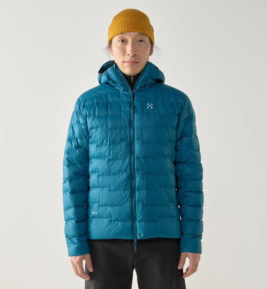 ROC Flash Down Hood Men in Deep Teal