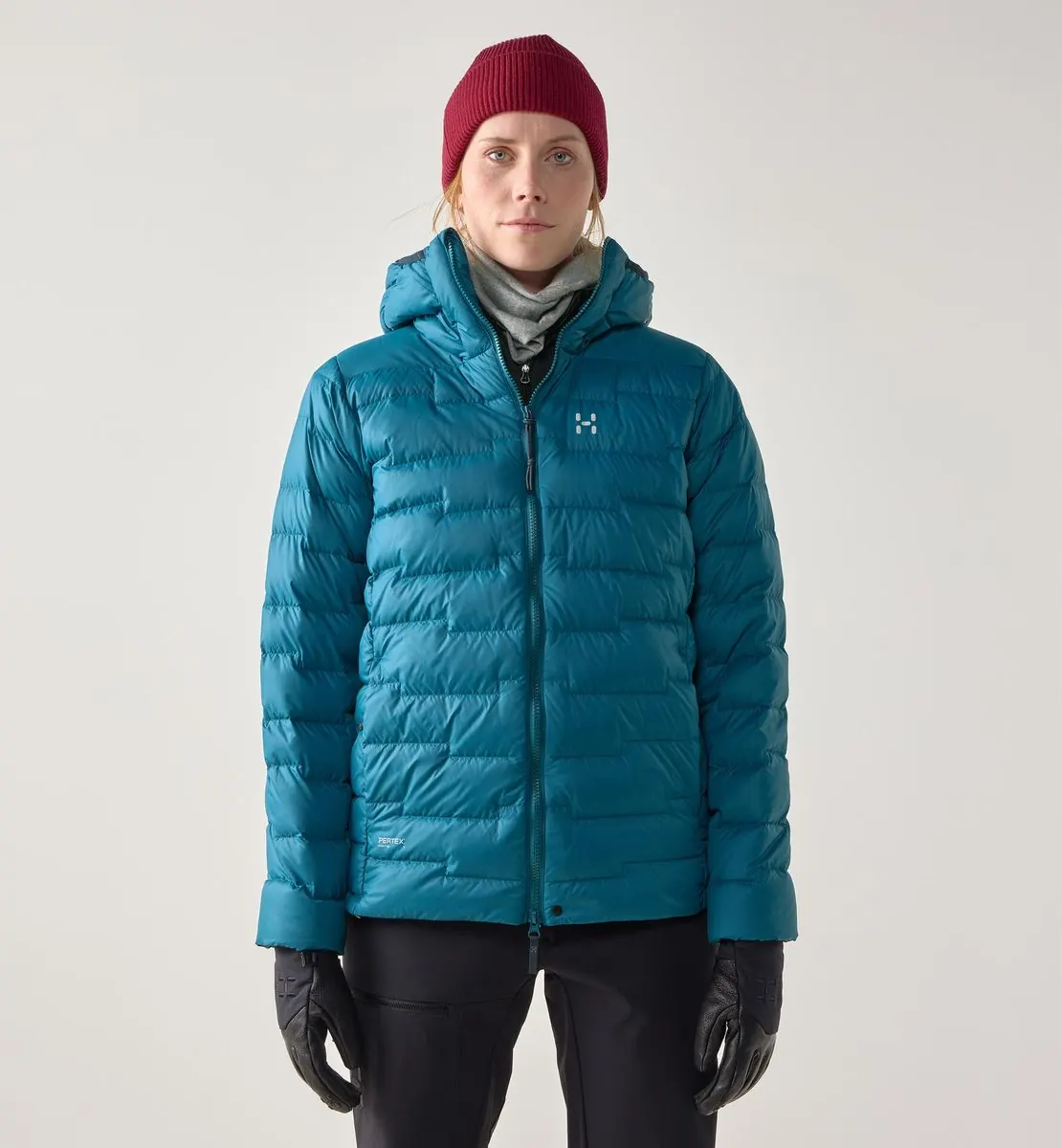 ROC Flash Down Hood Women in Deep Teal