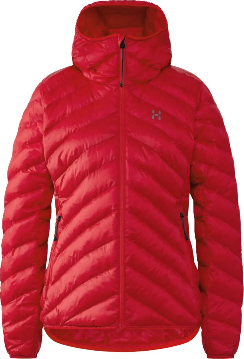 Särna Mimic II Hood Women in Bright Red