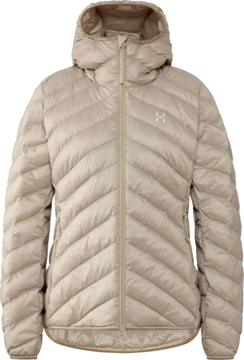 Särna Mimic II Hood Women in Chalk Beige