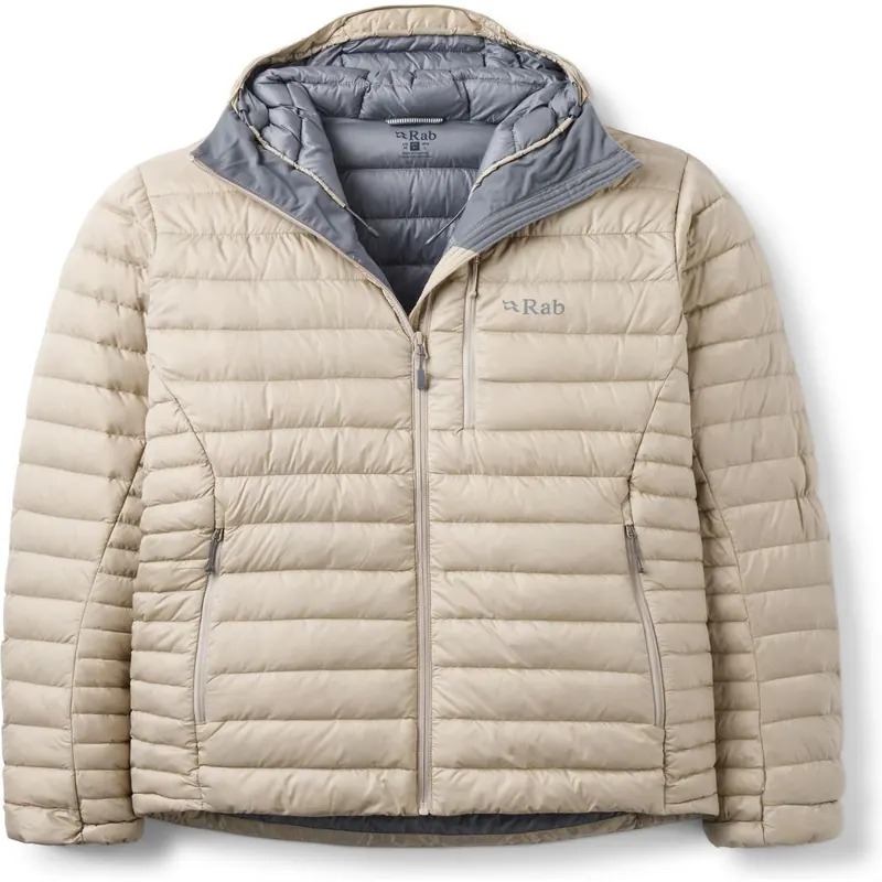 Microlight Alpine Hoody Men in Dark Pebble