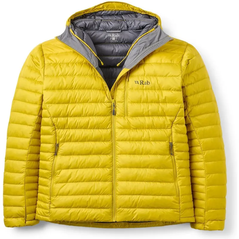 Microlight Alpine Hoody Men in Dark Pollen