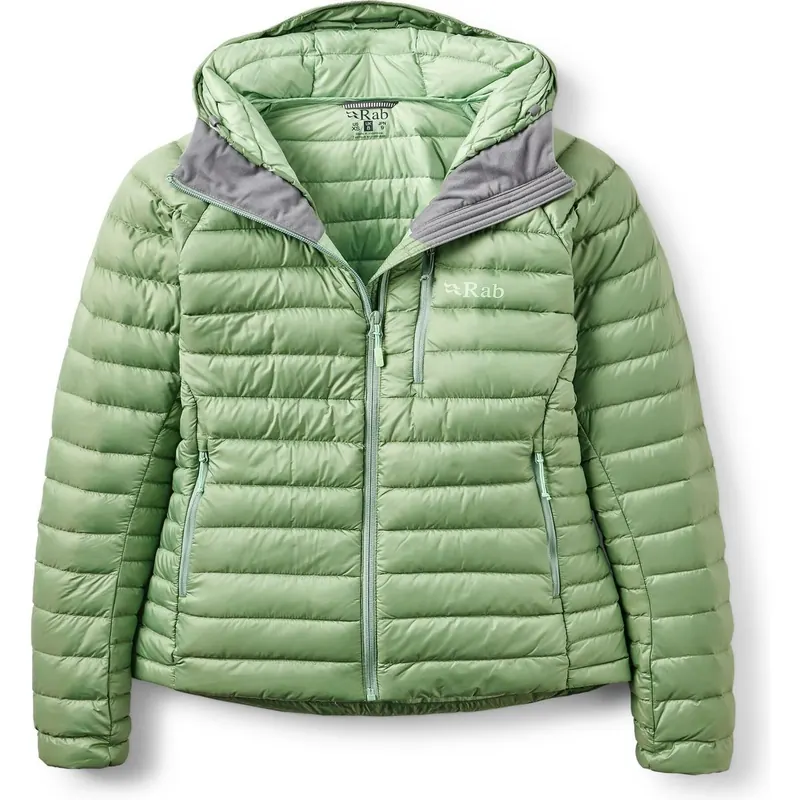 Microlight Alpine Hoody Women in Dark Fig Green