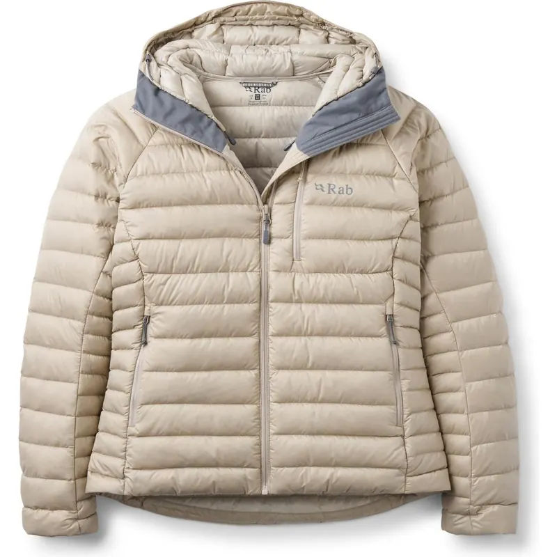Microlight Alpine Hoody Women in Dark Pebble