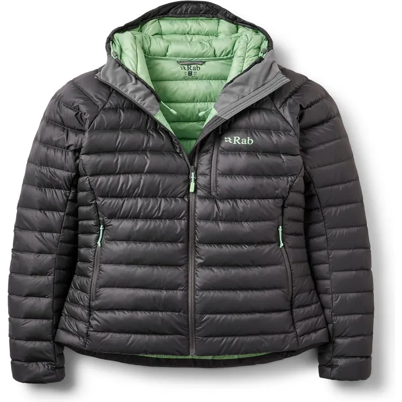 Microlight Alpine Hoody Women in Graphene