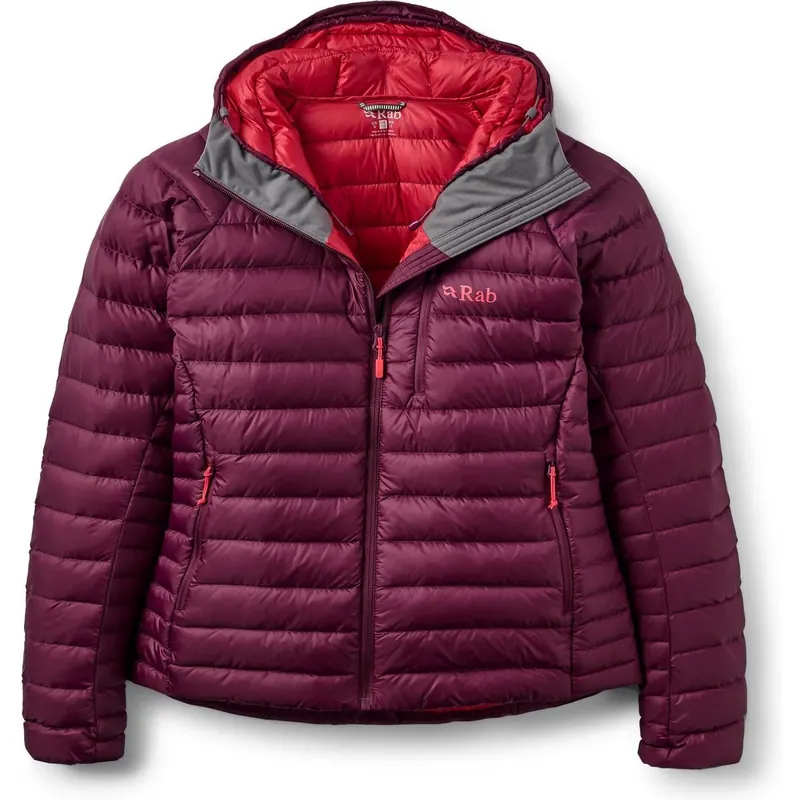 Microlight Alpine Hoody Women in Mulberry