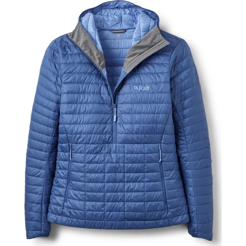 Microlighter Pullover Hoody Women in Dark Bluebird