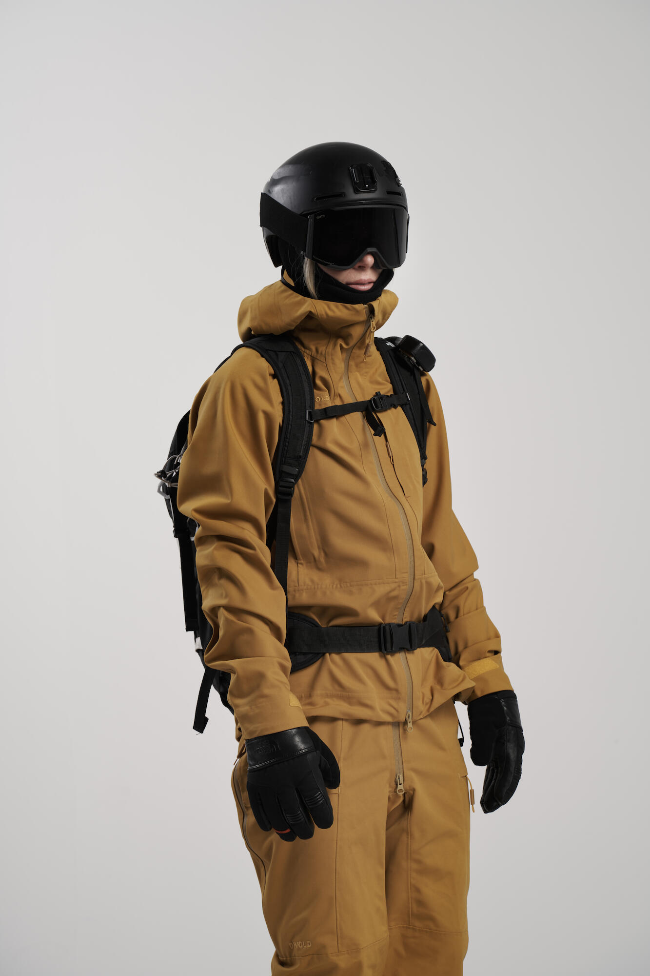 Ppsnabha Mint Snow Pants Men Winter White Wool Pants Winter