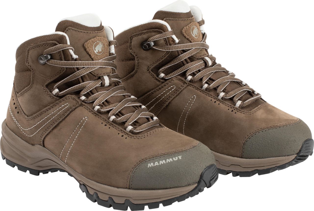 Chaussures De Randonnée Mammut Nova III Mid GTX Pour Femme - Taille 39, Noir, Cuir, Imperméables