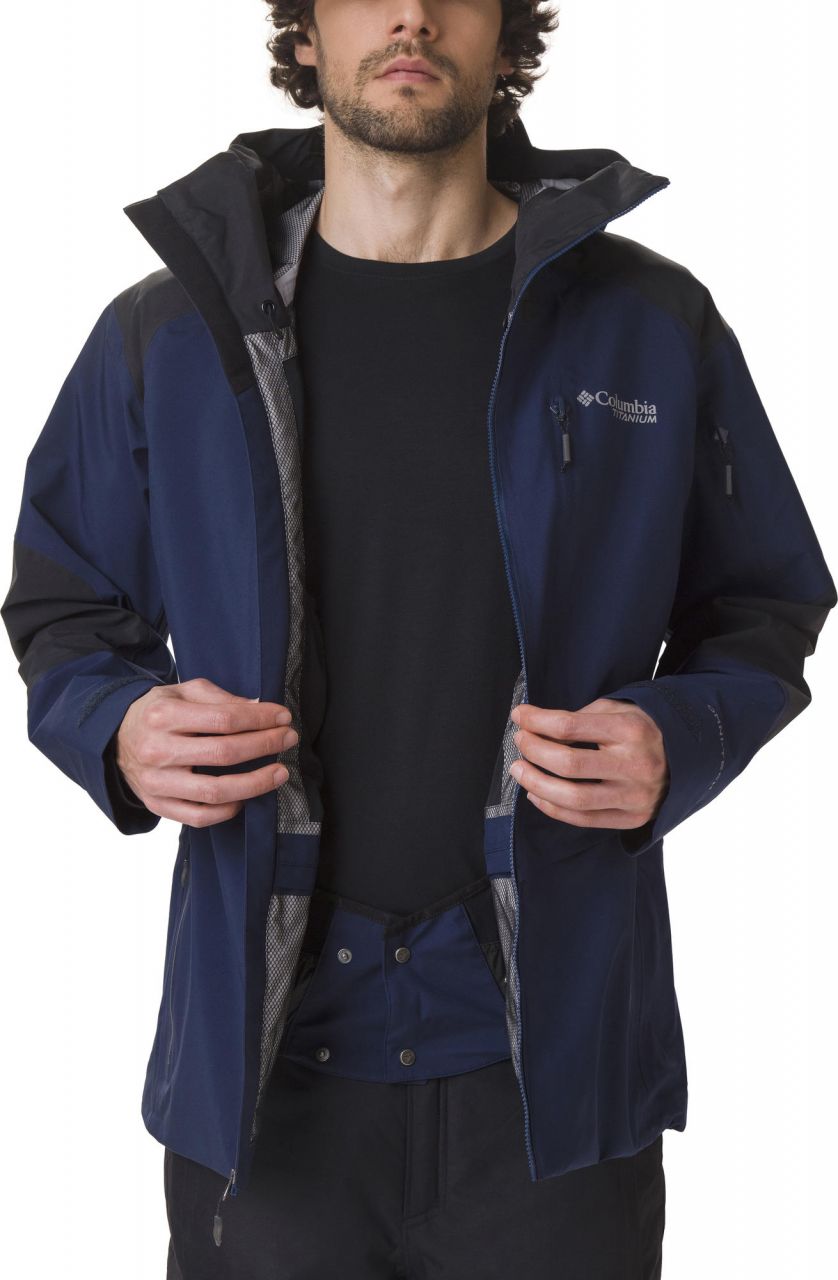 Manteau 3-en-1 Columbia Titanium Snow Rival - Taille XS Femme - Rouge - Neuf étiquettes