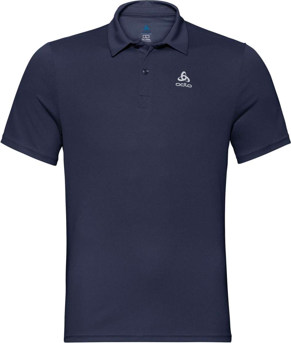 Odlo Polo Shirt Short Sleeve Cardada - Herren Poloshirt für Freizeit und Outdooraktivitäten ...