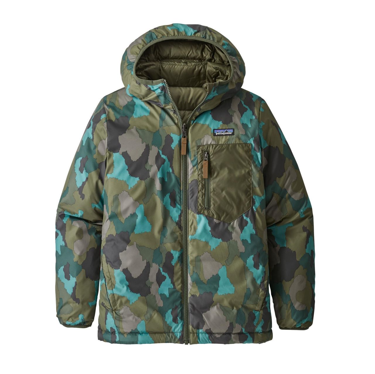 Patagonia Boys' Reversible Down Sweater Hoody SportFits Shop