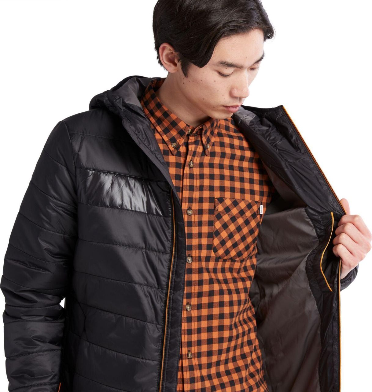 Timberland Mens Hooded Quilted Jacket SportFits Shop