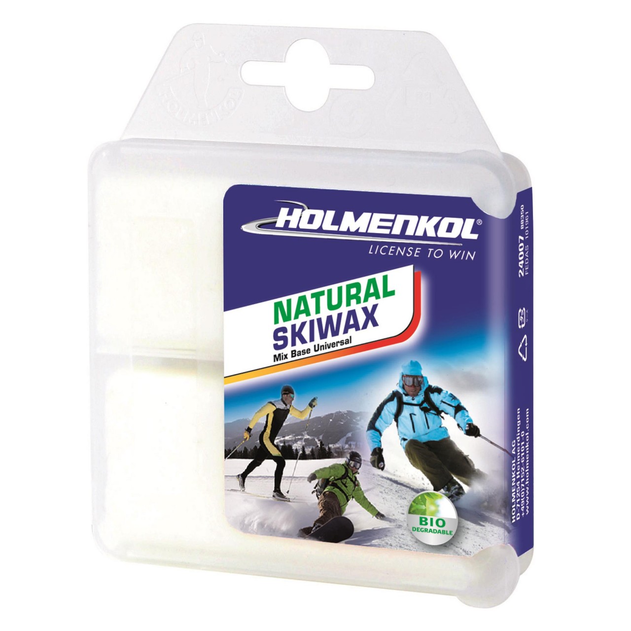 HOLMENKOL Natural Skiwax Bar accessoires, sport, meerkleurig (meerkleurig), eenheidsmaat