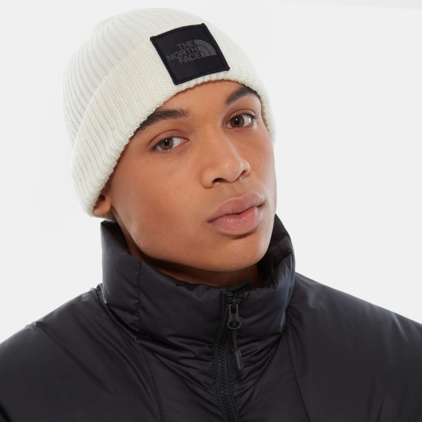 The North Face TNF Logo Box Cuffed Beanie | SportFits Shop