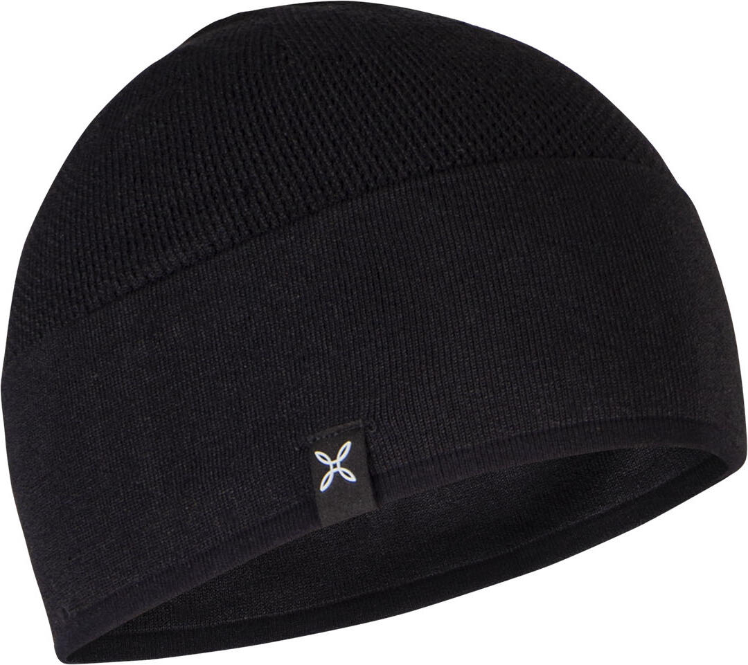Gorro MONTURA Edge Cap - Técnico Invierno, Tejido Poliéster REPREVE, Transpirable, Negro