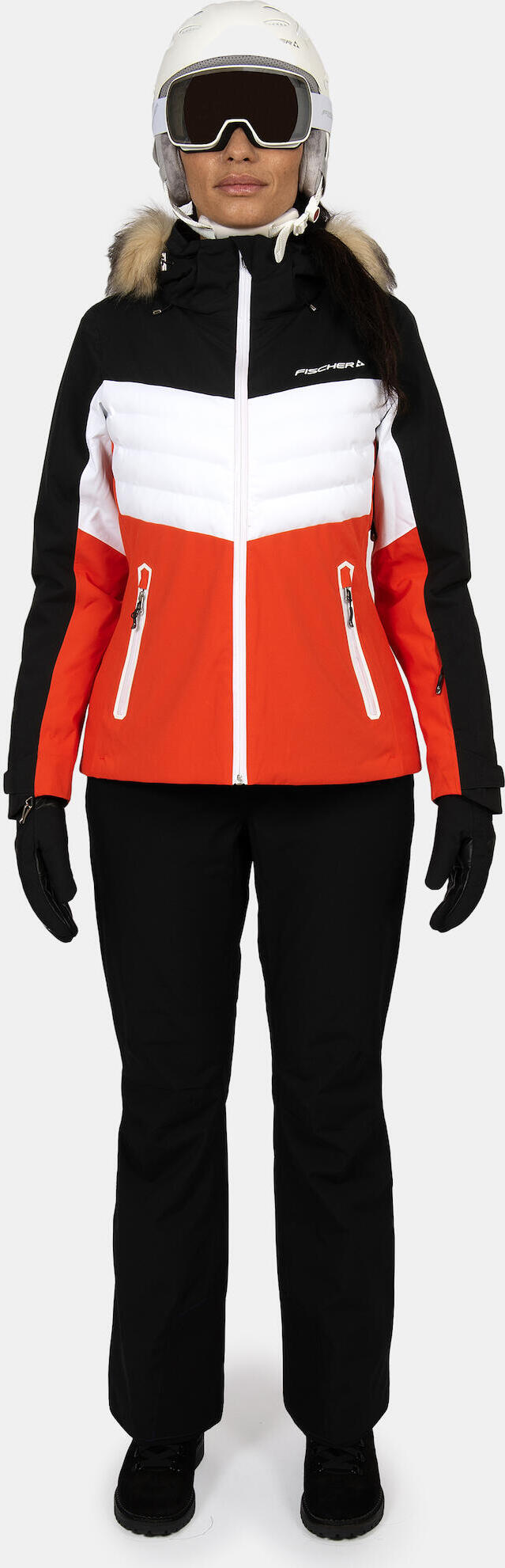 Fischer Alpbach Fischer Jacket Woman red tomato (Q66F) 36