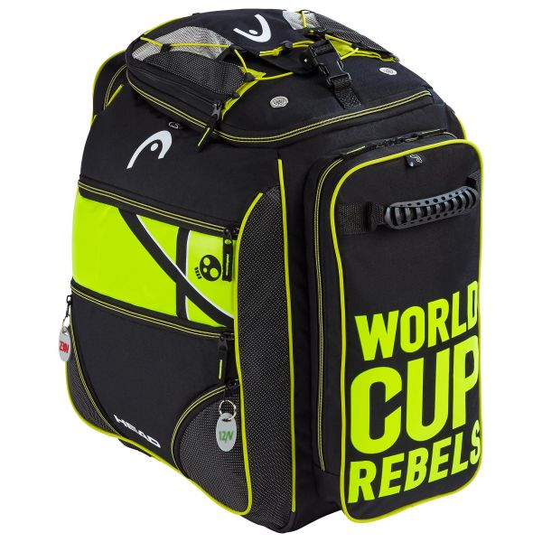 Sac Chauffant HEAD Pour Chaussures De Ski 2023 - Bootbag 65L, Noir, Fabriqué En Autriche