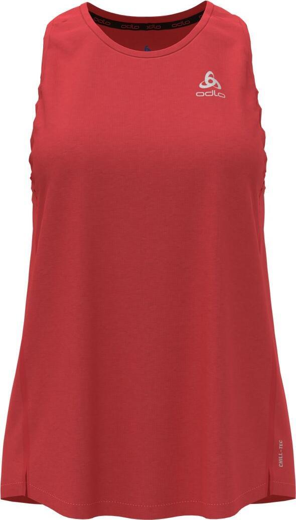 Camiseta Running ODLO Zeroweight Chill-Tec - Mujer, Manga Larga, Técnica