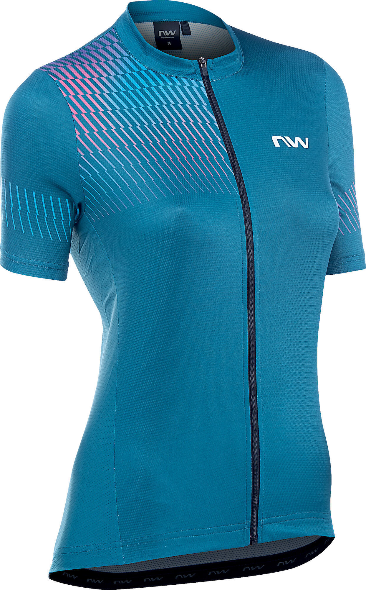 Maglia Ciclismo Donna Northwave Blade Woman Short Sleeve - Traspirante, Con Tasche Posteriori E Cerniera YKK