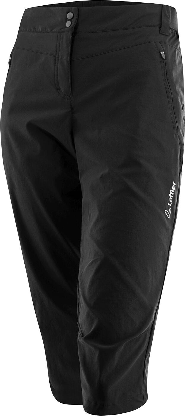 Collant Vélo 3/4 Löffler Tour II - Femme - Polyamide/Élasthanne - Rembourrage Comfort Gel Air - Respirant